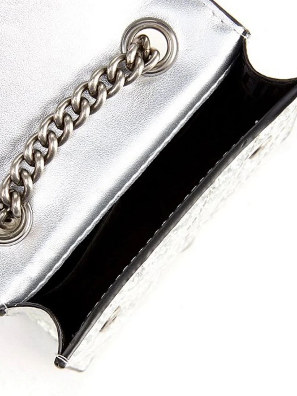 Kurt Geiger Silver Tone Crystal-Embellished Men’s Charm